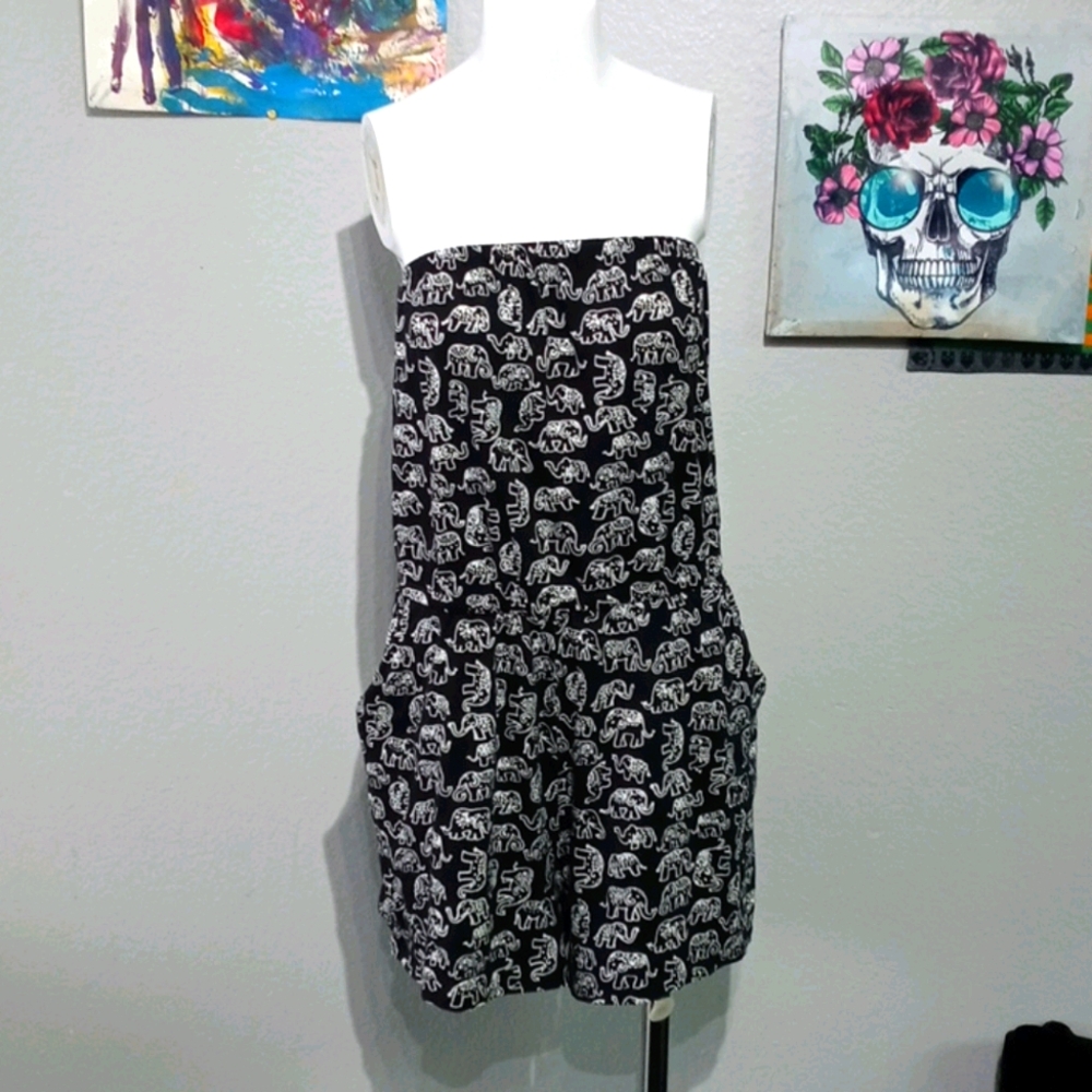 F21 Krishna Elephant Romper